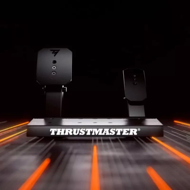 Thrustmaster T598 nero, rosso USB volante + pedali analogico / digitale PC, PlayStation 4, PlayStation 5