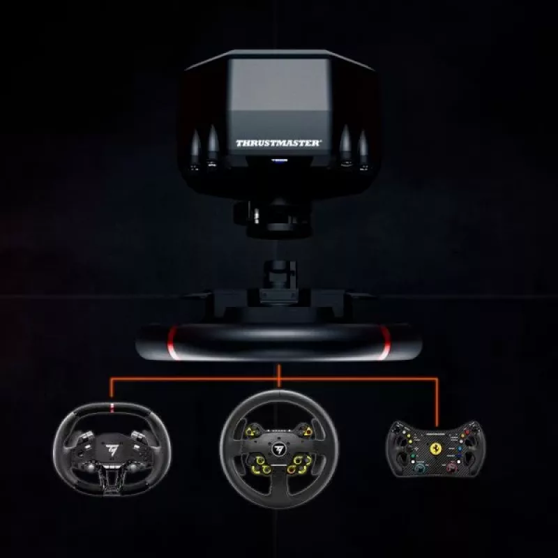 Thrustmaster T598 nero, rosso USB volante + pedali analogico / digitale PC, PlayStation 4, PlayStation 5