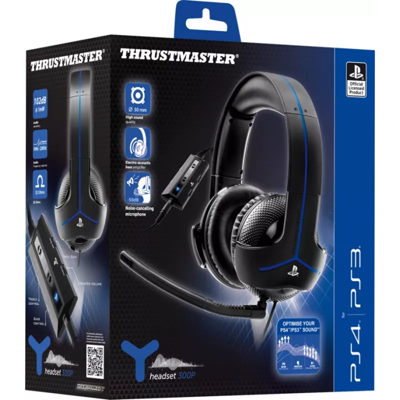 Thrustmaster Y-300P headset con filo head-band gaming nero