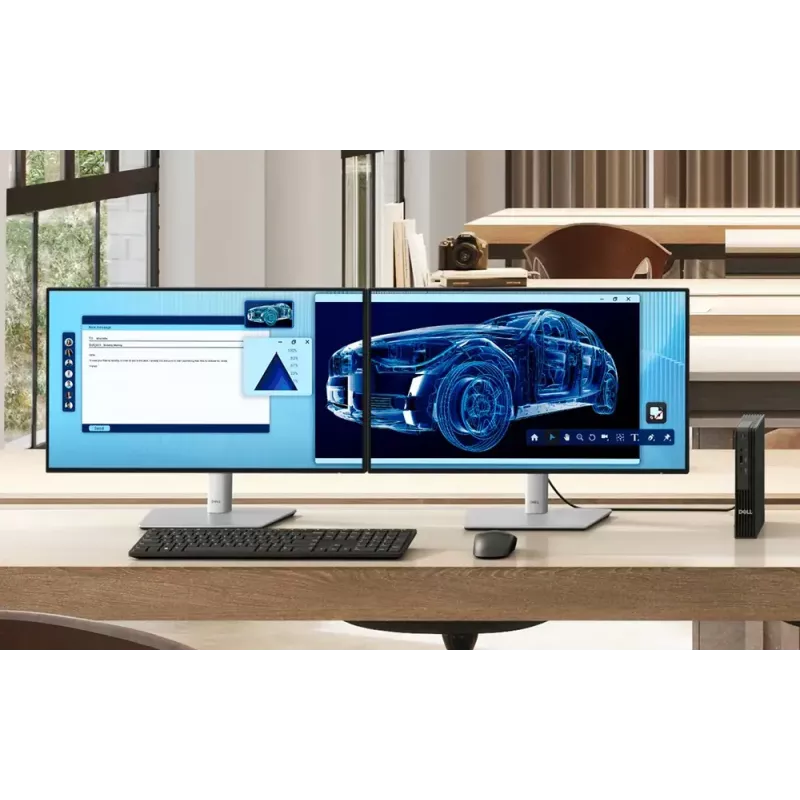 DELL Pro QBM1250 Plus Intel Core Ultra 7 265 16 GB DDR5-SDRAM 512 GB SSD Windows 11 Pro Micro PC Mini PC nero
