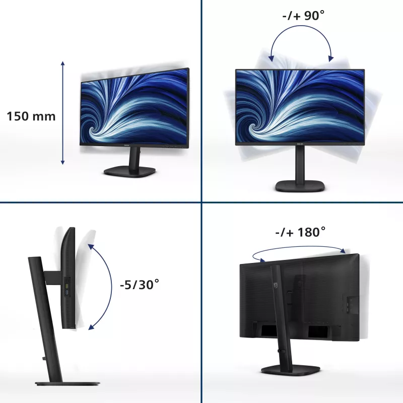 Philips serie 3000 24B2U3301/00 Monitor per computer 60,5 cm (23,8