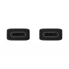Samsung EP-DN975 - cavo USB - USB-C (M) a USB-C (M) - USB 2.0 - 1 m - alimentazione USB (5A, 100 W) - nero - per Galaxy Note10, Note10+, Note1