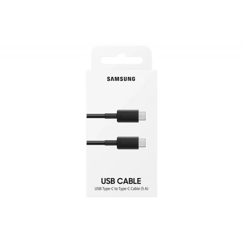 Samsung EP-DN975 - cavo USB - USB-C (M) a USB-C (M) - USB 2.0 - 1 m - alimentazione USB (5A, 100 W) - nero - per Galaxy Note10, Note10+, Note1