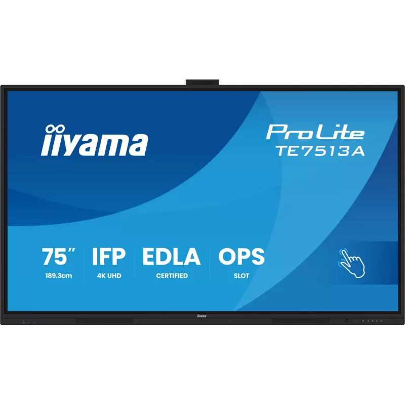 iiyama TE7513A-B1AG display signage display piatto interattivo 190,5 cm (75