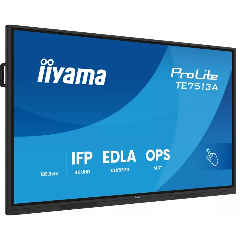 iiyama TE7513A-B1AG display signage display piatto interattivo 190,5 cm (75