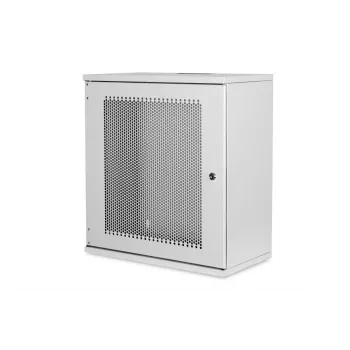 DIGITUS armadio a parete 12U, SOHO, non montato 595x540x400 mm, porta anteriore perforata, grigio