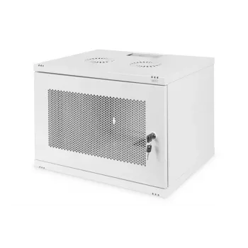 DIGITUS armadio a parete 7U SOHO non montato 370x540x400 mm porta anteriore perforata grigio
