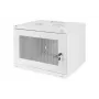 DIGITUS armadio a parete 7U SOHO non montato 370x540x400 mm porta anteriore perforata grigio