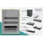 DIGITUS bundle di rete 10in incl. armadio 9U nero ripiano PDU switch 8 porte patch panel CAT6