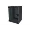 DIGITUS bundle di rete 10in incl. armadio 9U nero ripiano PDU switch 8 porte patch panel CAT6