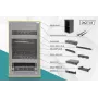 DIGITUS bundle di rete, 10 pollici, incl. armadio 12U, nero e vari