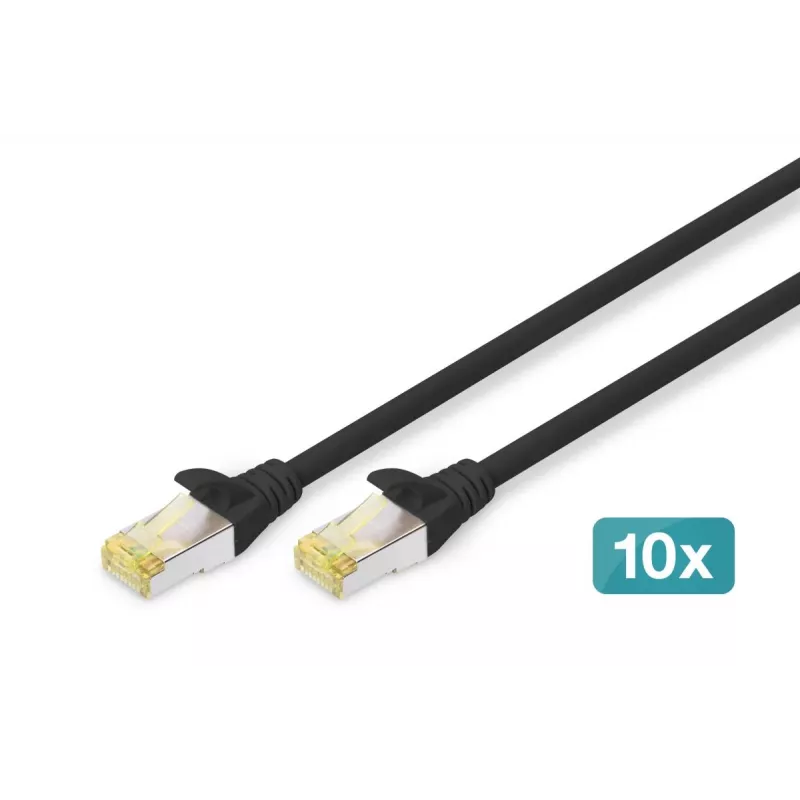 DIGITUS bundle di rete, 10 pollici, incl. armadio 12U, nero e vari