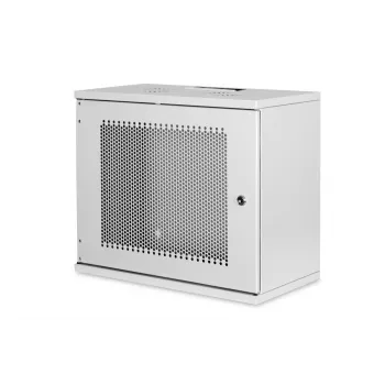 DIGITUS armadio a parete 9U - SOHO non montato 460x540x400 mm porta anteriore perforata grigio