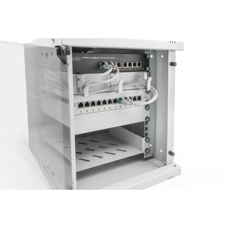 DIGITUS case a parete 10IN 6U - SOHO PRO 325 x 315 x 300mm grigio