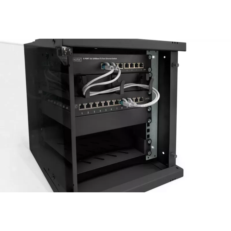 DIGITUS case a parete 10IN 6U - SOHO PRO 325 x 315 x 300 mm nero