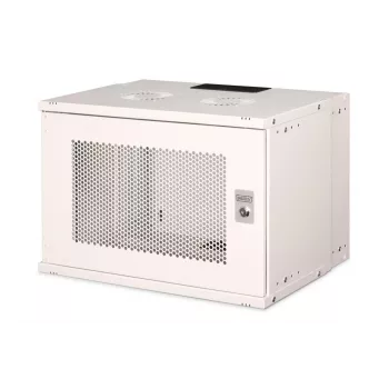 DIGITUS case a parete 19 pollici 7U - SOHO Pro porta perforata 370 x 540 x 400mm non montato grigio
