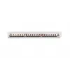 Patch panel DIGITUS DN-91624S-EA da 19 pollici, CAT6A classe EA, schermato, 24 porte RJ45, LSA, 1U, grigio chiaro RAL 7035