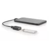 DIGITUS cavo adattatore USB 2.0, OTG, Type Micro B - A M/F, 15 cm, conforme USB 2.0, ad angolo retto, nero