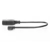 DIGITUS cavo adattatore USB 2.0, OTG, Type Micro B - A M/F, 15 cm, conforme USB 2.0, ad angolo retto, nero