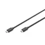 DIGITUS cavo di collegamento USB Type-C, type C to C M/M, 1m Gen2 nero (AK-300139-010-S)