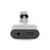 DIGITUS cavo splitter USB Type-C, tipo C – 3,5 mm + tipo C M/F/F, 20 cm nero