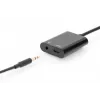 DIGITUS cavo splitter USB Type-C, tipo C – 3,5 mm + tipo C M/F/F, 20 cm nero