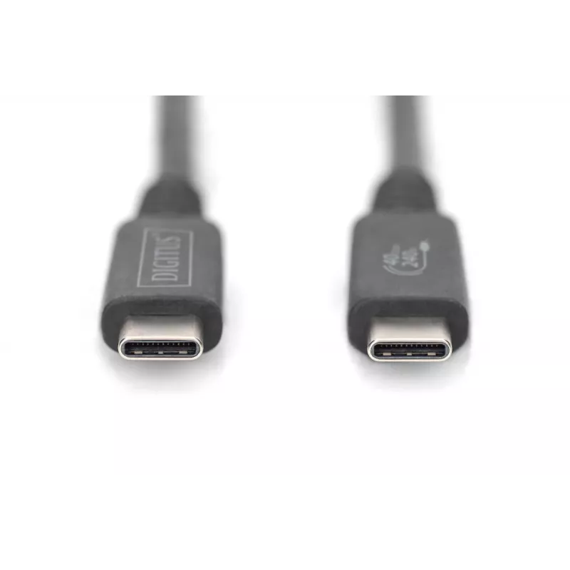 DIGITUS cavo di collegamento USB 4.0 Type-C su Type-C risoluzione max. 8K 30Hz PD3.0 40Gbit/s 1m