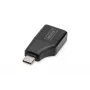 Digitus adattatore USB 4K USB-C su HDMI-A nero alluminio