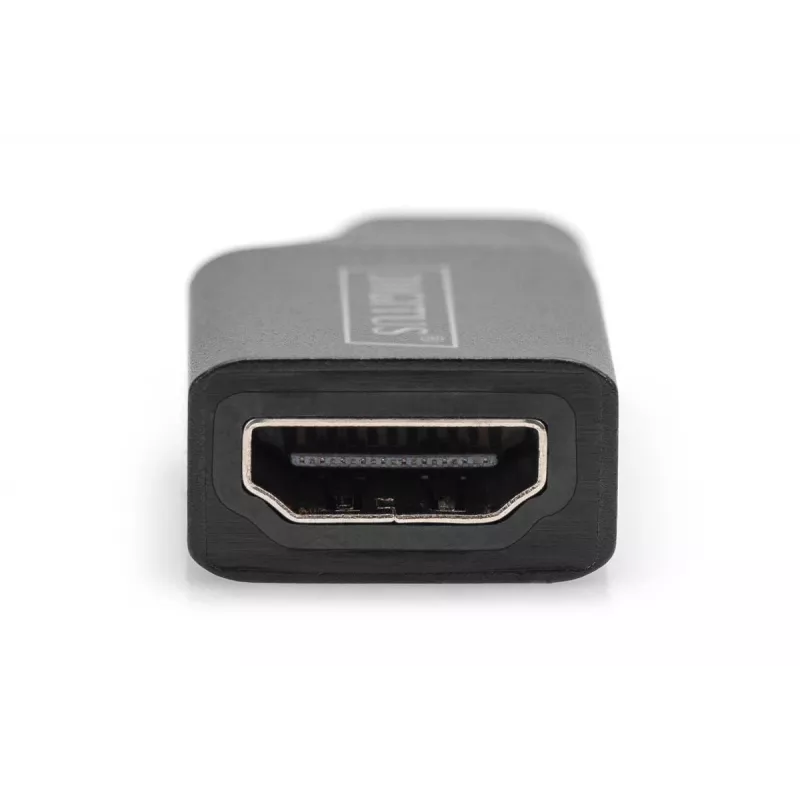 Digitus adattatore USB 4K USB-C su HDMI-A nero alluminio