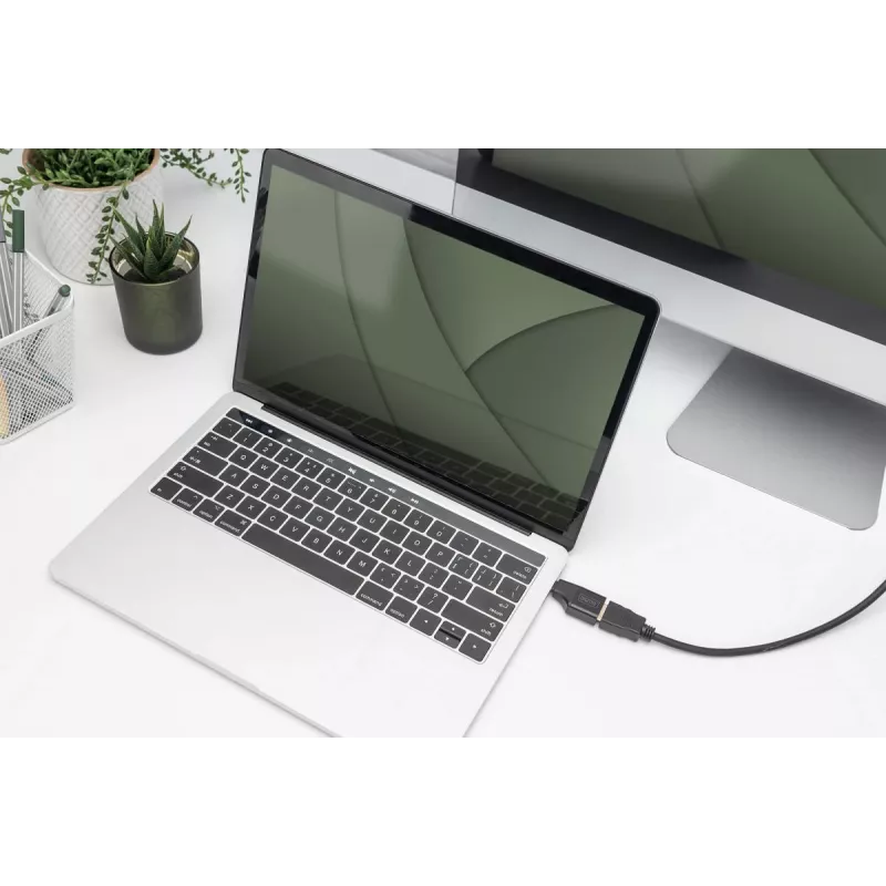 Digitus adattatore USB 4K USB-C su HDMI-A nero alluminio