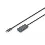 DIGITUS Cavo di prolunga USB-C attivo – 5G USB 3.2 Gen1 USB-C – USB-A (M/F) – 5 m