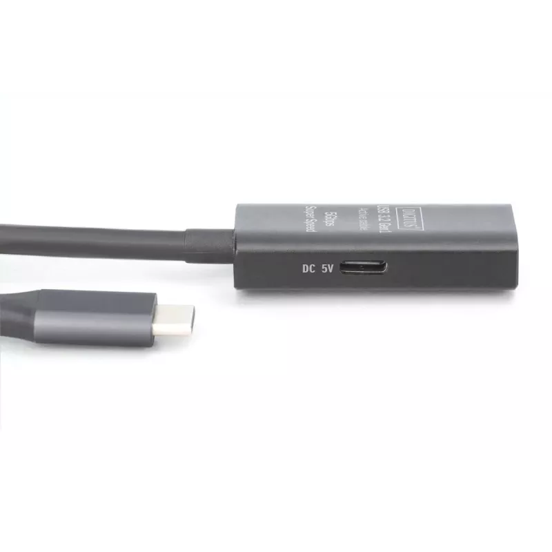 DIGITUS Cavo di prolunga USB-C attivo – 5G USB 3.2 Gen1 USB-C – USB-A (M/F) – 5 m