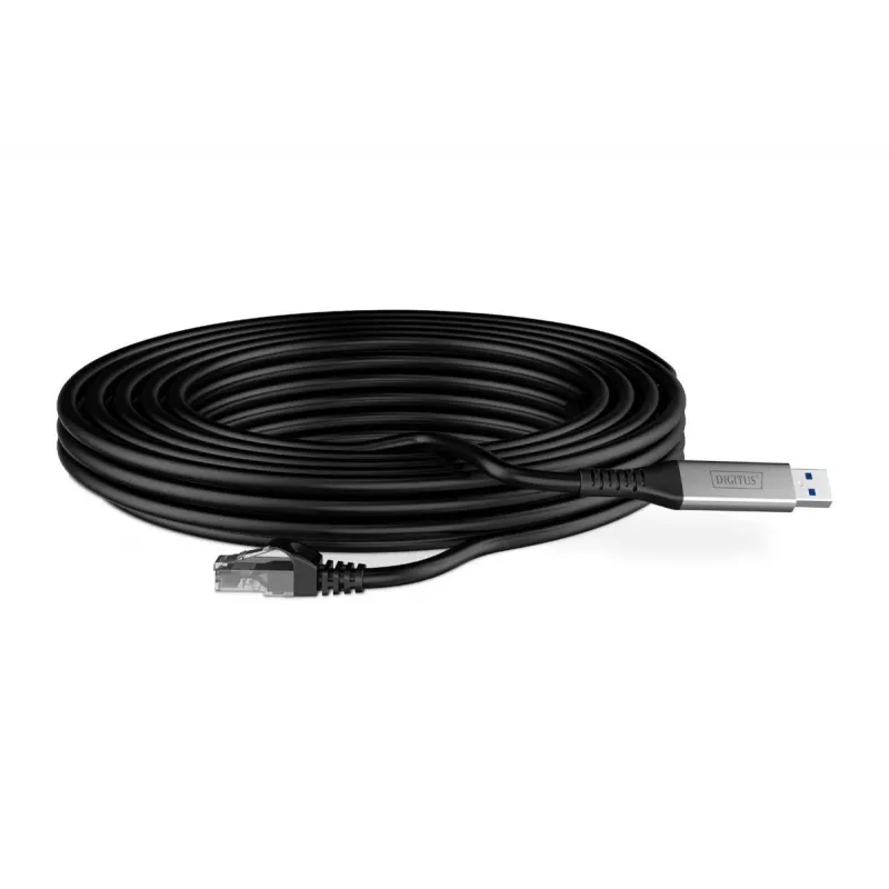 DIGITUS Cavo Ethernet USB 3.2 Gen1 - RJ45 - CAT6a S/FTP nero - 5 m