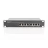 DIGITUS Switch Gigabit PoE 8 porte 10 pollici 8x10/100/1000Mbps RJ45 PoE 96W