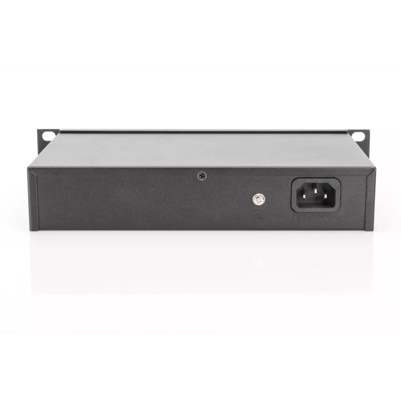 DIGITUS Switch Gigabit PoE 8 porte 10 pollici 8x10/100/1000Mbps RJ45 PoE 96W