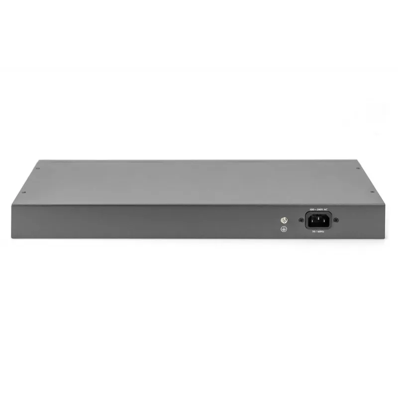 Switch Digitus DN-95343 a 24 porte Fast Ethernet PoE, 2x Gigabit Combo TP/SFP, 370 W