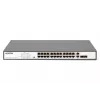 Switch Digitus DN-95343 a 24 porte Fast Ethernet PoE, 2x Gigabit Combo TP/SFP, 370 W