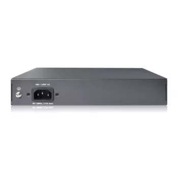 DIGITUS Switch Fast Ethernet PoE af/at 8 porte + 2 uplink budget PoE 120W, montaggio a rack