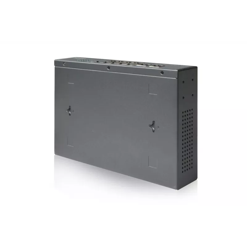 DIGITUS Switch Fast Ethernet PoE af/at 8 porte + 2 uplink budget PoE 120W, montaggio a rack