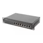 DIGITUS Switch Gigabit Ethernet 8 porte 10 pollici 8x10/100/1000Mbps RJ45