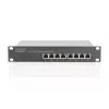 DIGITUS Switch Gigabit Ethernet 8 porte 10 pollici 8x10/100/1000Mbps RJ45