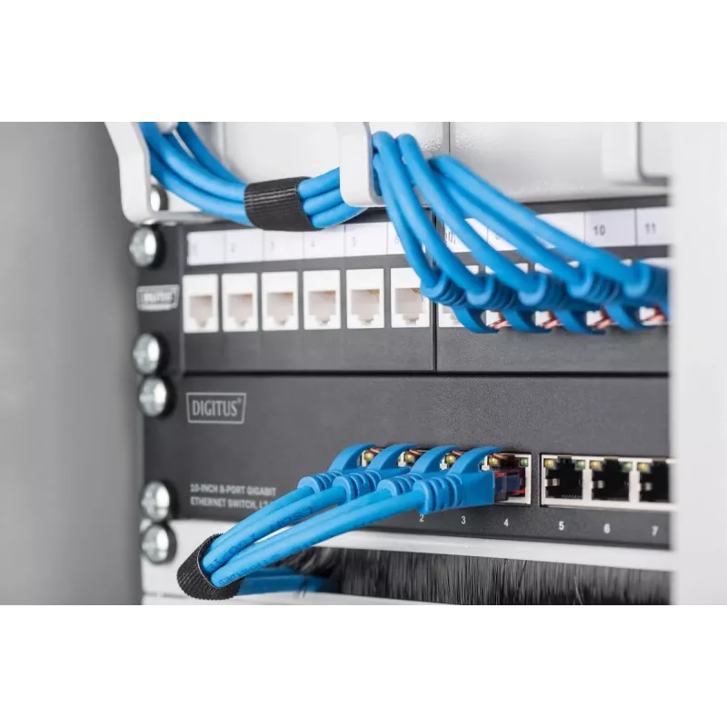 DIGITUS Switch Gigabit Ethernet L2 Managed 8 porte, 10 pollici