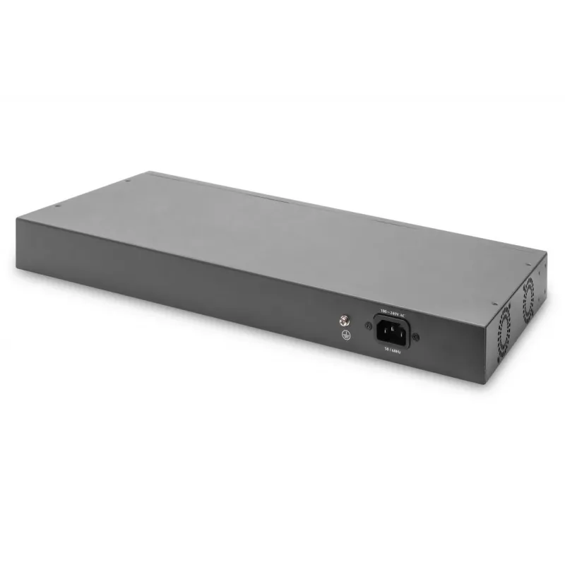 DIGITUS Switch Gigabit Ethernet L2 gestito 24 porte + 2 porte Combo e 2 porte uplink SFP