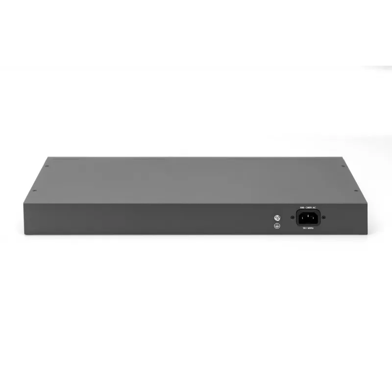 DIGITUS Switch Fast Ethernet PoE 16 porte PoE + 2 Combo, budget PoE 250 W