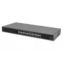 DIGITUS Switch Gigabit Ethernet con iniettore PoE 24 porte L2 Managed 2 SFP Uplink