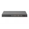 DIGITUS Switch PoE unmanaged - 24 porte Gigabit + 2 porte Gigabit SFP