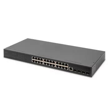 DIGITUS Switch 24 porte GE 4 SFP+ UPLINK L2+ 10/100/1000