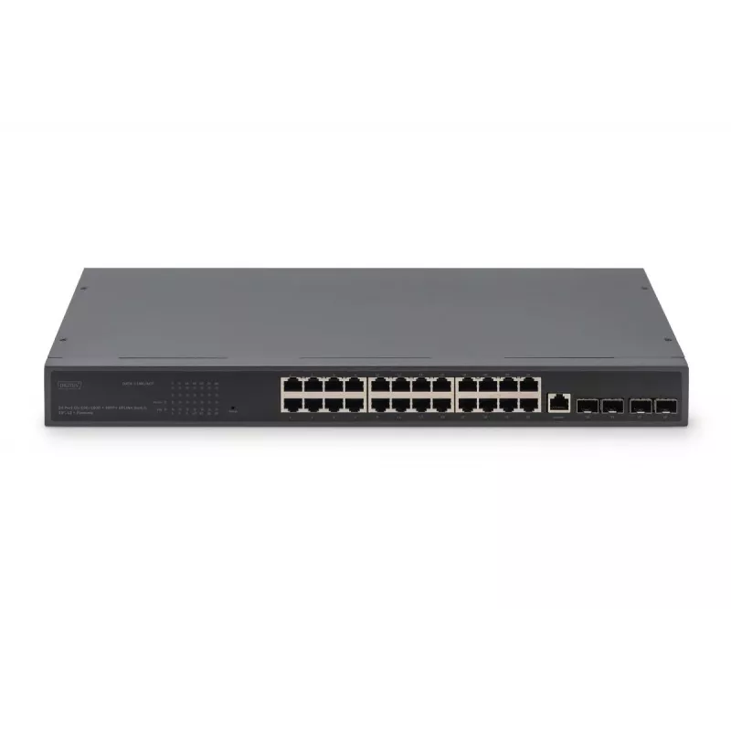 DIGITUS Switch 24 porte GE 4 SFP+ UPLINK L2+ 10/100/1000
