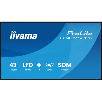 iiyama LH4375UHS-B2AG Signage Display schermo piatto digital signage 108 cm (42,5