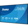 iiyama LH4375UHS-B2AG Signage Display schermo piatto digital signage 108 cm (42,5 inch) LCD Wi-Fi 500 cd/m² 4K Ultra HD nero processore integrato Android 11 24/7